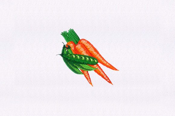 Carrot Peas Design: A Sweet Embroidery Review
