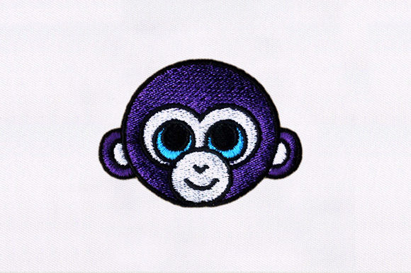 Monkey Face: A Charming Embroidery Design for Handmade Gifts