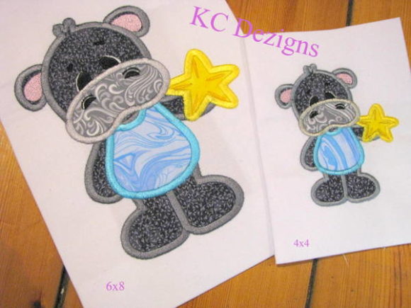 Reviewing Beach Hippo with Star Fish Applique