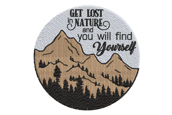 Reviewing Mountains Trees and a Wise Quote Design