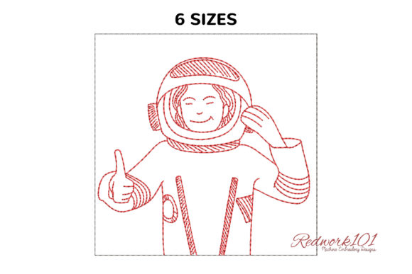 Reviewing the Female Astronaut Lineart Design for Craft Fairs