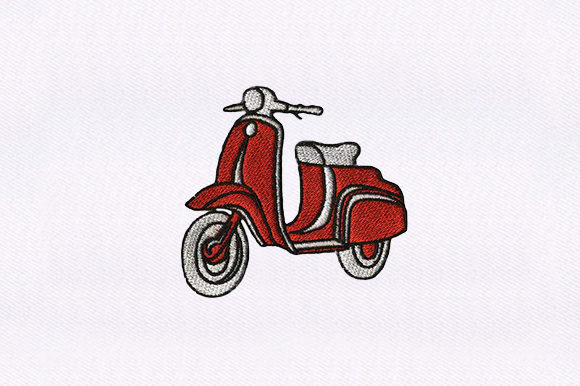Reviewing the Scooter Embroidery Design for Custom Gifts
