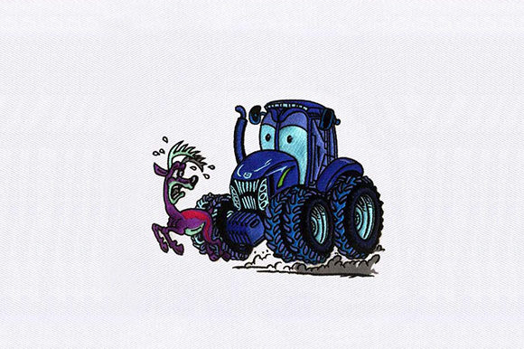 Tractor and Deer: A Seasonal Embroidery Review