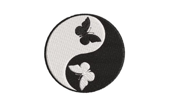 Yin-Yang Symbol with Butterflies: A Holiday Review
